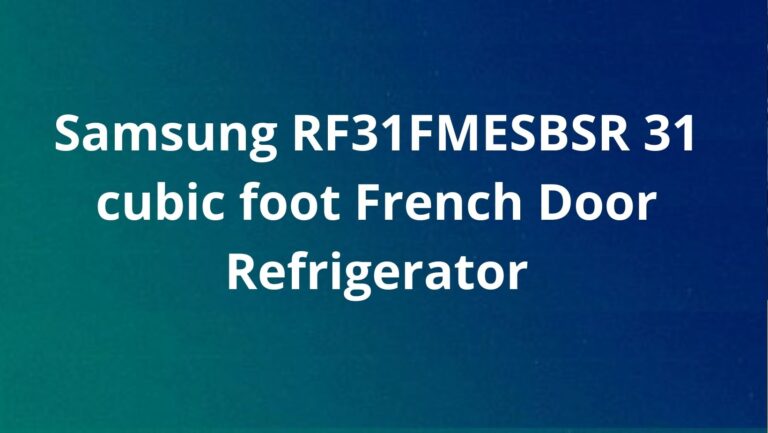 Samsung french door refrigerator