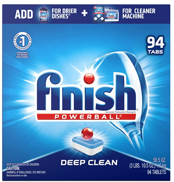 Finish All In 1, Dishwasher Detergent - Powerball - Dishwashing Tablets