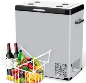 Keed Bing Portable Car Refrigerator, 80 Quarts (75L)